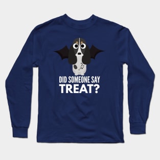 Bluetick Coonhound Halloween Trick or Treat Long Sleeve T-Shirt